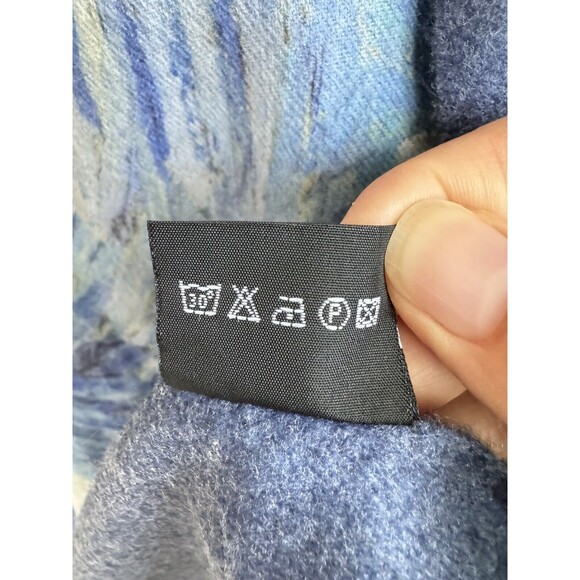 Cashmere Wool Blend VAN GOGH Starry Night Scarf Shawl Wrap Tassels - Picture 8 of 8